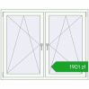 Pricing Tilt-and-Turn 1455x1175 mm REHAU ENERGY-SAVING SYNEGO MD ANTHRACITE_GREY_STRUKTURAL external. Price: 1901,17 zł