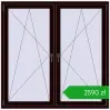 Pricing Tilt-and-Turn 1515x1505 mm REHAU ENERGY-SAVING SYNEGO MD CHOCOLATE_BROWN two-sided. Price: 2589,64 zł