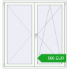 Pricing Tilt-and-Turn 1500x1600 mm REHAU BRILLANT DESIGN RAL 9016 Traffic white two-sided. Price: 585.54 EUR
