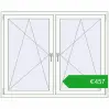 Ustalenie cen Okna skrzydłowe 1500x1205 mm REHAU ENERGY-SAVING SYNEGO MD DARK_OAK zewnętrzny. Cena: 456,65 €