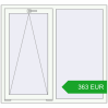 Pricing Tilt-and-Turn 1300x1200 mm REHAU OPTIMUM EURO-DESIGN 70 RAL 9016 Traffic white two-sided. Price: 362.56 EUR