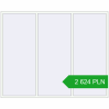 Pricing Tilt-and-Turn 2600x2100 mm REHAU OPTIMUM EURO-DESIGN 70 RAL 9016 Traffic white two-sided. Price: 2 624.31 PLN