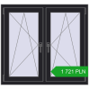Ustalenie cen Okna skrzydłowe 1080x995 mm REHAU ENERGY-SAVING SYNEGO MD BLACK_ULTI-MATT dwustronny. Cena: 1720,79 zł