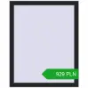 Pricing Tilt-and-Turn 800x1000 mm REHAU ENERGY-SAVING SYNEGO MD BLACK_ULTI-MATT two-sided. Price: 929.08 PLN