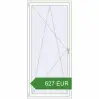 Pricing Tilt-and-Turn 1000x2200 mm KORSA BRILLANT DESIGN. Price: 626.53 EUR