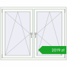 Pricing Tilt-and-Turn 1500x1200 mm REHAU ENERGY-SAVING SYNEGO MD RAL 9016 Traffic white two-sided. Price: 2018,71 zł