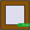 Pricing Tilt-and-Turn 300x300 mm REHAU OPTIMUM EURO-DESIGN 70 GOLDEN OAK two-sided. Price: 153.82 PLN