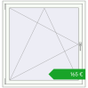 Ustalenie cen Okna skrzydłowe 1200x1250 mm EPSILON OPTIMA ANTHRACITE_GREY_STRUKTURAL zewnętrzny. Cena: 165,28 €