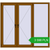 Pricing Tilt-and-Turn 1800x1650 mm REHAU OPTIMUM EURO-DESIGN 70 GOLDEN OAK two-sided. Price: 3 597.94 PLN