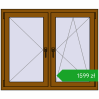Ustalenie cen Okna skrzydłowe 1200x1000 mm REHAU OPTIMUM EURO-DESIGN 70 GOLDEN OAK dwustronny. Cena: 1598,87 zł
