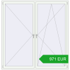Pricing Tilt-and-Turn 2100x2170 mm REHAU ENERGY-SAVING SYNEGO MD RAL 9016 Traffic white two-sided. Price: 970.63 EUR