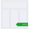 Pricing Tilt-and-Turn 1800x1900 mm KORSA OPTIMUM REHAU EURO 70. Price: 669,64 €