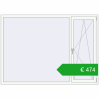 Pricing Tilt-and-Turn 2100x1500 mm REHAU OPTIMUM EURO-DESIGN 70 GOLDEN OAK external. Price: 473,76 €