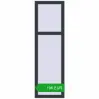 Pricing Tilt-and-Turn 460x1500 mm REHAU OPTIMUM EURO-DESIGN 70 ANTHRACITE_GREY_STRUKTURAL two-sided. Price: 196.04 EUR