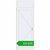 Pricing Tilt-and-Turn 900x2500 mm REHAU ENERGY-SAVING SYNEGO MD RAL 9016 Traffic white two-sided. Price: 532.72 EUR