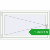Pricing Tilt-and-Turn 1200x700 mm REHAU OPTIMUM EURO-DESIGN 70 ANTHRACITE_GREY_STRUKTURAL external. Price: 1 268.72 PLN