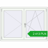 Pricing Tilt-and-Turn 1400x1000 mm REHAU ENERGY-SAVING SYNEGO MD LIGHT_OAK external. Price: 2 412.61 PLN