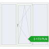Pricing Tilt-and-Turn 2000x1800 mm REHAU ENERGY-SAVING SYNEGO MD RAL 9016 Traffic white two-sided. Price: 3 172.88 PLN