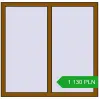 Pricing Tilt-and-Turn 1165x1135 mm REHAU OPTIMUM EURO-DESIGN 70 GOLDEN OAK two-sided. Price: 1 129.7 PLN