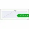 Pricing Tilt-and-Turn 1600x600 mm REHAU OPTIMUM EURO-DESIGN 70 RAL 9016 Traffic white two-sided. Price: 1 174.83 PLN