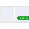 Pricing Tilt-and-Turn 2005x1115 mm REHAU ARTEVO RAL 9016 Traffic white two-sided. Price: 2 425.37 PLN