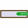 Pricing Tilt-and-Turn 1400x400 mm REHAU OPTIMUM EURO-DESIGN 70 WALNUT two-sided. Price: 588.46 PLN
