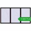 Pricing Tilt-and-Turn 4000x2100 mm REHAU OPTIMUM EURO-DESIGN 70 BLACK_BROWN two-sided. Price: 9 799.8 PLN