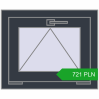 Pricing Tilt-and-Turn 550x450 mm REHAU OPTIMUM EURO-DESIGN 70 ANTHRACITE_GREY_STRUKTURAL two-sided. Price: 720.98 PLN
