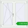Pricing Tilt-and-Turn 1100x1100 mm REHAU OPTIMUM EURO-DESIGN 70 GOLDEN OAK external. Price: 1 671.96 PLN