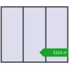 Pricing Tilt-and-Turn 3000x2500 mm REHAU OPTIMUM EURO-DESIGN 70 ANTHRACITE_GREY_STRUKTURAL two-sided. Price: 5323,60 zł
