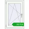 Pricing Tilt-and-Turn 600x900 mm REHAU OPTIMUM EURO-DESIGN 70 RAL 9016 Traffic white two-sided. Price: 551.85 PLN