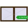 Pricing Tilt-and-Turn 2200x1200 mm REHAU ENERGY-SAVING SYNEGO MD DARK_OAK two-sided. Price: 4 153.82 PLN
