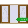 Ustalenie cen Okna skrzydłowe 2080x1435 mm REHAU ENERGY-SAVING SYNEGO MD GOLDEN OAK dwustronny. Cena: 4433,78 zł