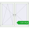 Pricing Tilt-and-Turn 1600x1400 mm REHAU OPTIMUM EURO-DESIGN 70 RAL 9016 Traffic white two-sided. Price: 1 970.82 PLN