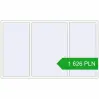 Pricing Tilt-and-Turn 2360x1400 mm REHAU OPTIMUM EURO-DESIGN 70 RAL 9016 Traffic white two-sided. Price: 1 625.95 PLN