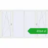 Pricing Tilt-and-Turn 3000x1800 mm REHAU ENERGY-SAVING SYNEGO MD RAL 9016 Traffic white two-sided. Price: 4064,08 zł