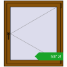 Pricing Tilt-and-Turn 960x1070 mm EPSILON OPTIMA GOLDEN OAK two-sided. Price: 537,08 zł