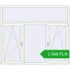 Pricing Tilt-and-Turn 2100x1800 mm REHAU OPTIMUM EURO-DESIGN 70 RAL 9016 Traffic white two-sided. Price: 2 847.51 PLN