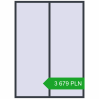 Pricing Tilt-and-Turn 1800x2500 mm REHAU OPTIMUM EURO-DESIGN 70 ANTHRACITE_GREY_STRUKTURAL two-sided. Price: 3 679.25 PLN