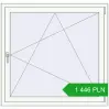 Pricing Tilt-and-Turn 1200x1150 mm REHAU ENERGY-SAVING SYNEGO MD RAL 9016 Traffic white two-sided. Price: 1 445.74 PLN
