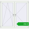 Ustalenie cen Okna skrzydłowe 1500x1450 mm EPSILON OPTIMA RAL 9016 Traffic white dwustronny. Cena: 236,37 €