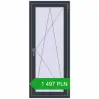 Pricing Tilt-and-Turn 650x1550 mm REHAU OPTIMUM EURO-DESIGN 70 ANTHRACITE_GREY_STRUKTURAL two-sided. Price: 1 496.6 PLN
