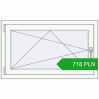 Pricing Tilt-and-Turn 995x600 mm REHAU OPTIMUM EURO-DESIGN 70 RAL 9016 Traffic white two-sided. Price: 717.98 PLN