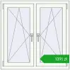 Pricing Tilt-and-Turn 1000x1000 mm REHAU OPTIMUM EURO-DESIGN 70 ANTHRACITE_GREY_STRUKTURAL external. Price: 1391,21 zł