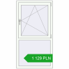 Pricing Tilt-and-Turn 800x1500 mm REHAU OPTIMUM EURO-DESIGN 70 RAL 9016 Traffic white two-sided. Price: 1 128.67 PLN
