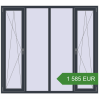 Pricing Tilt-and-Turn 2000x1800 mm KORSA ENERGY-SAVING REHAU SYNEGO MD. Price: 1 585.15 EUR
