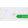 Pricing Tilt-and-Turn 1840x875 mm REHAU ENERGY-SAVING SYNEGO MD BLACK_ULTI-MATT external. Price: 1910,23 zł