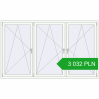Pricing Tilt-and-Turn 2440x1450 mm REHAU OPTIMUM EURO-DESIGN 70 RAL 9016 Traffic white two-sided. Price: 3 032.15 PLN