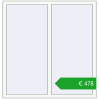 Ustalenie cen Okna skrzydłowe 1280x1330 mm ALU STANDARD 72 RAL 9016 Traffic white dwustronny. Cena: 477,55 €