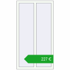 Pricing Tilt-and-Turn 800x1500 mm REHAU OPTIMUM EURO-DESIGN 70 RAL 9016 Traffic white two-sided. Price: 226,73 €